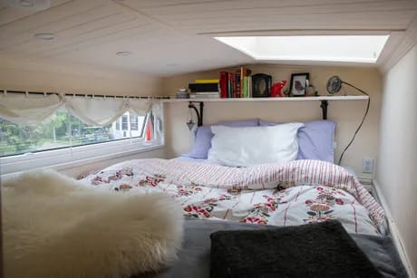 Tiny house sleeping loft in Columbia, SC